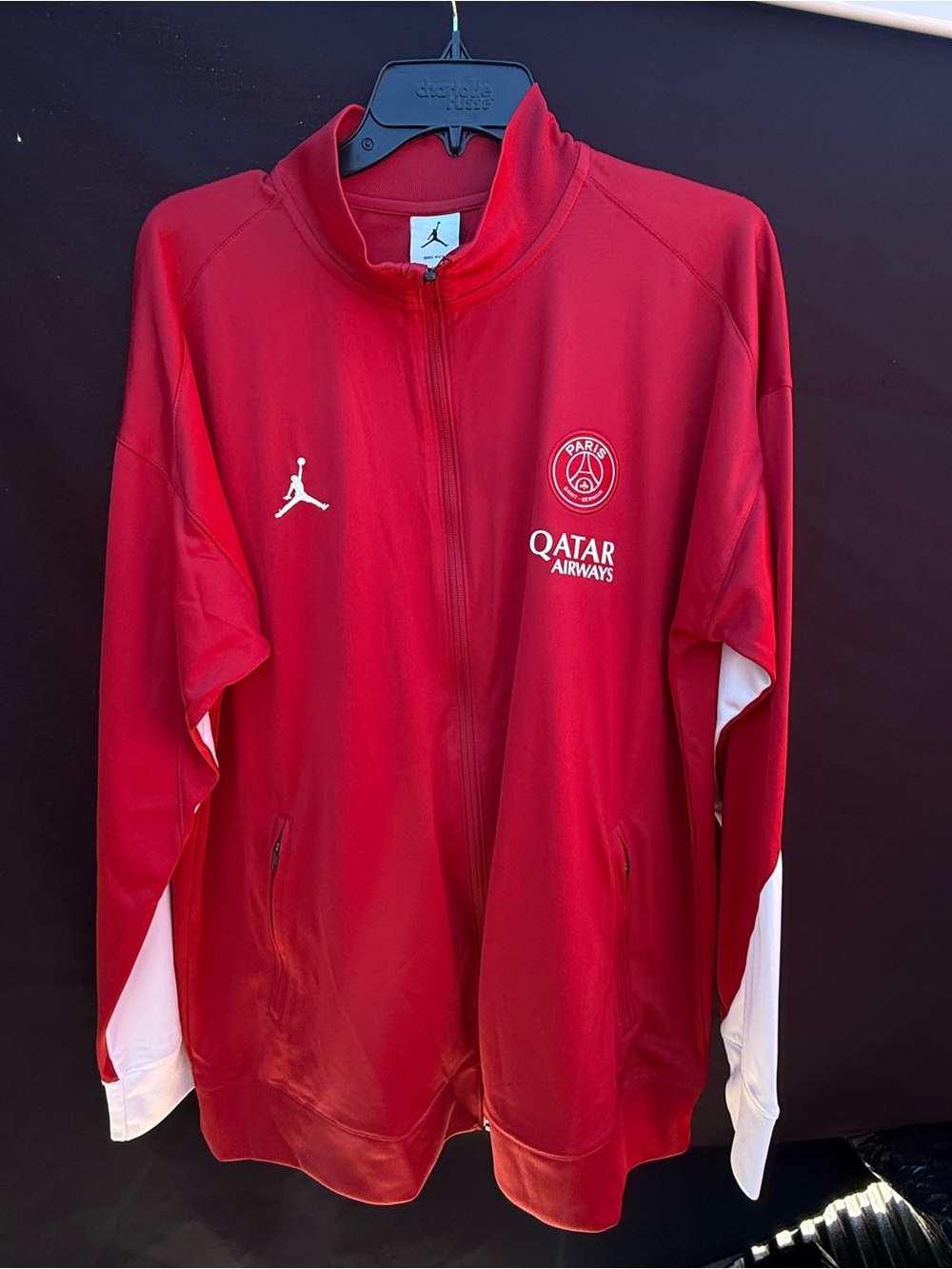 Nike Paris Jordan PSG Dri-Fit Red Track Casual Men's Jacket Sz XL (HJ2168-660)